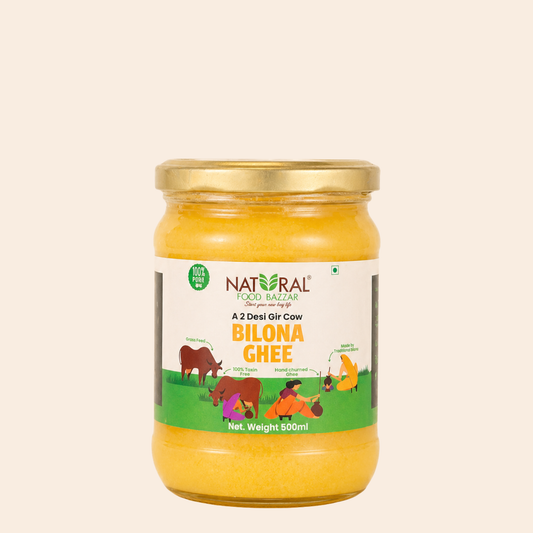 Natural A2 Desi Gir Cow Bilona Ghee | गीर गाईचे तूप | Natural Food Bazzar®