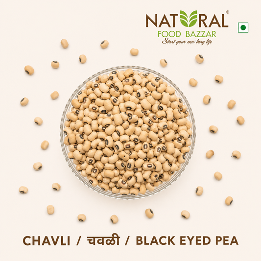 Natural Desi Lobia Black Eye (Chavali) | चवळी | Natural Food Bazzar®