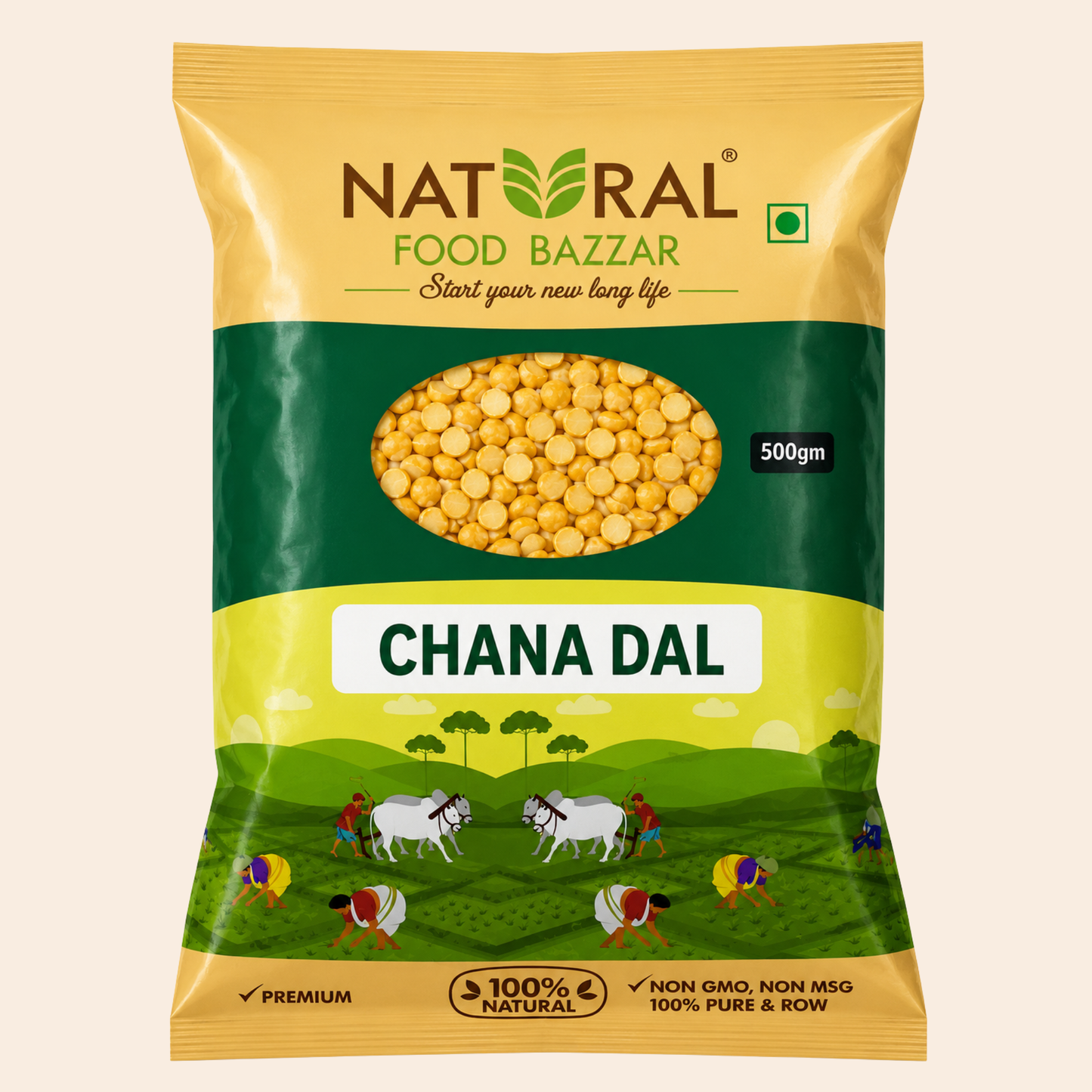 Natural Chana Dal | चणा डाळ | Natural Food Bazzar®