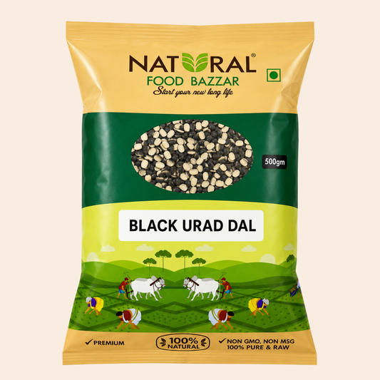 Natural Urad Chilka Dal | उडीद चिलका डाळ | Natural Food Bazzar®