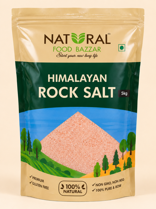 Natural Himalayan Pink Rock Salt | हिमालयन गुलाबी मीठ | Natural Food Bazzar®